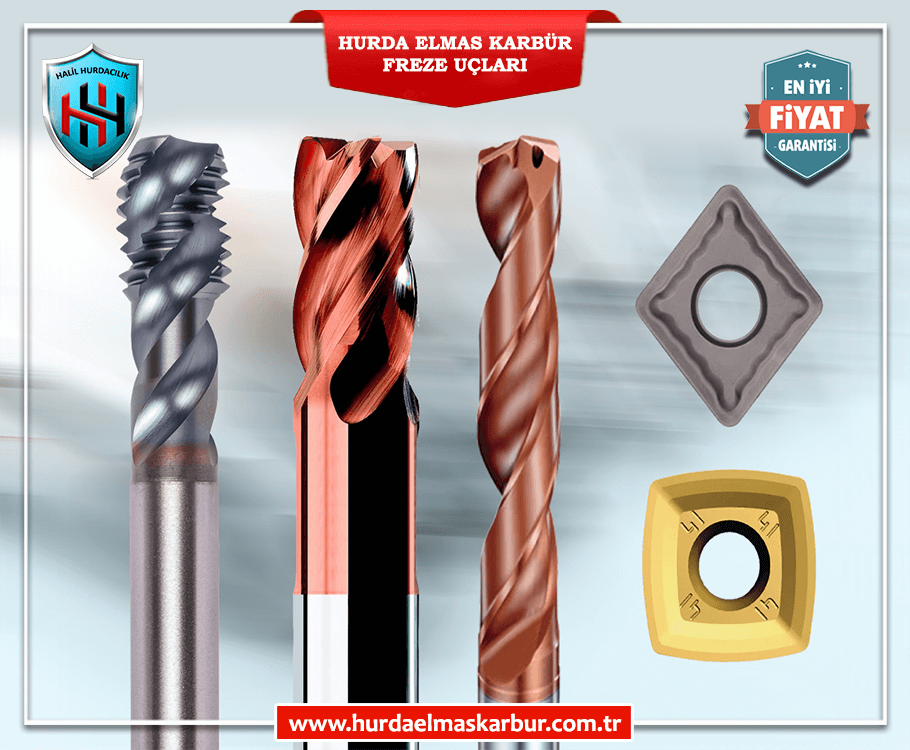 Elmas Karbür Freze Uçları Hurdası
